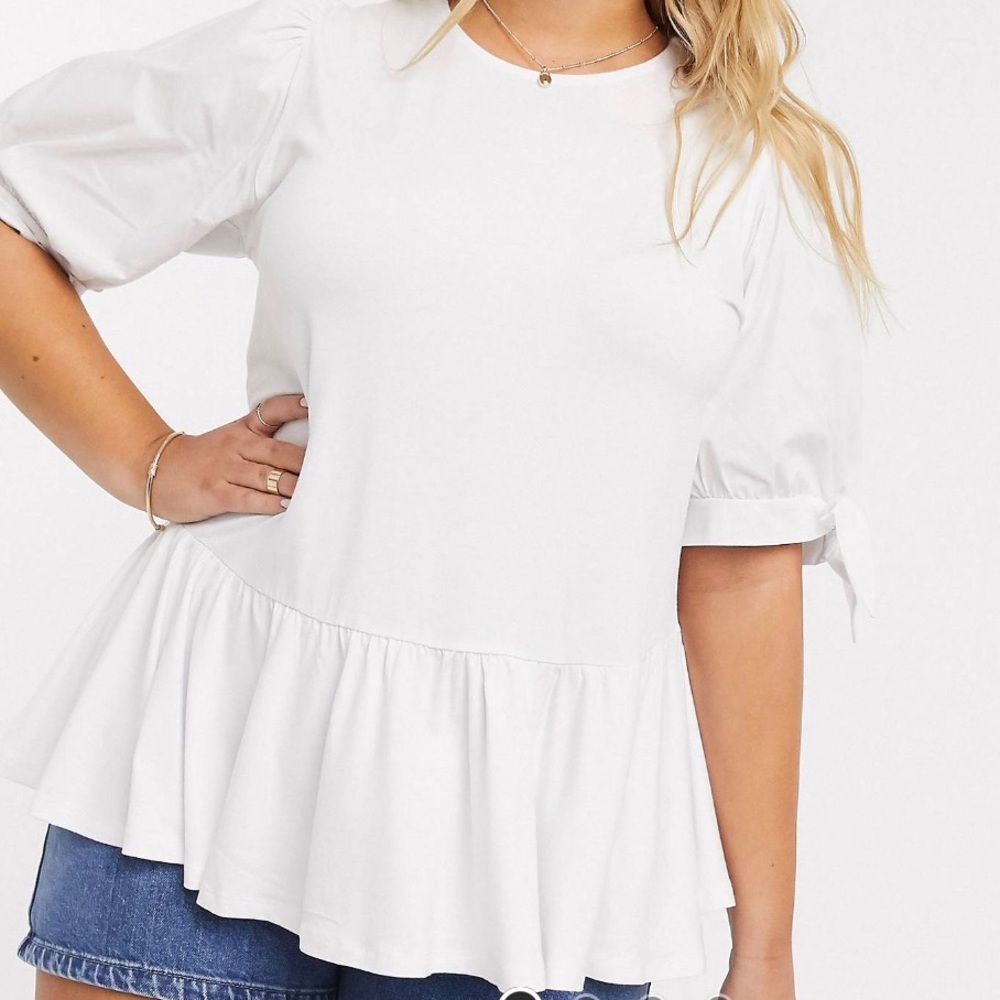 New Look peplum top